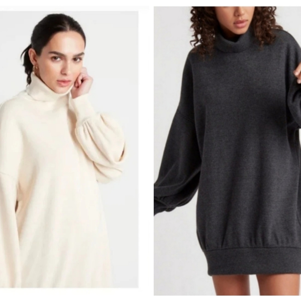 Choosy Black Turtleneck Oversized Balloon Sleeve Cozy Boyfriend Sweater